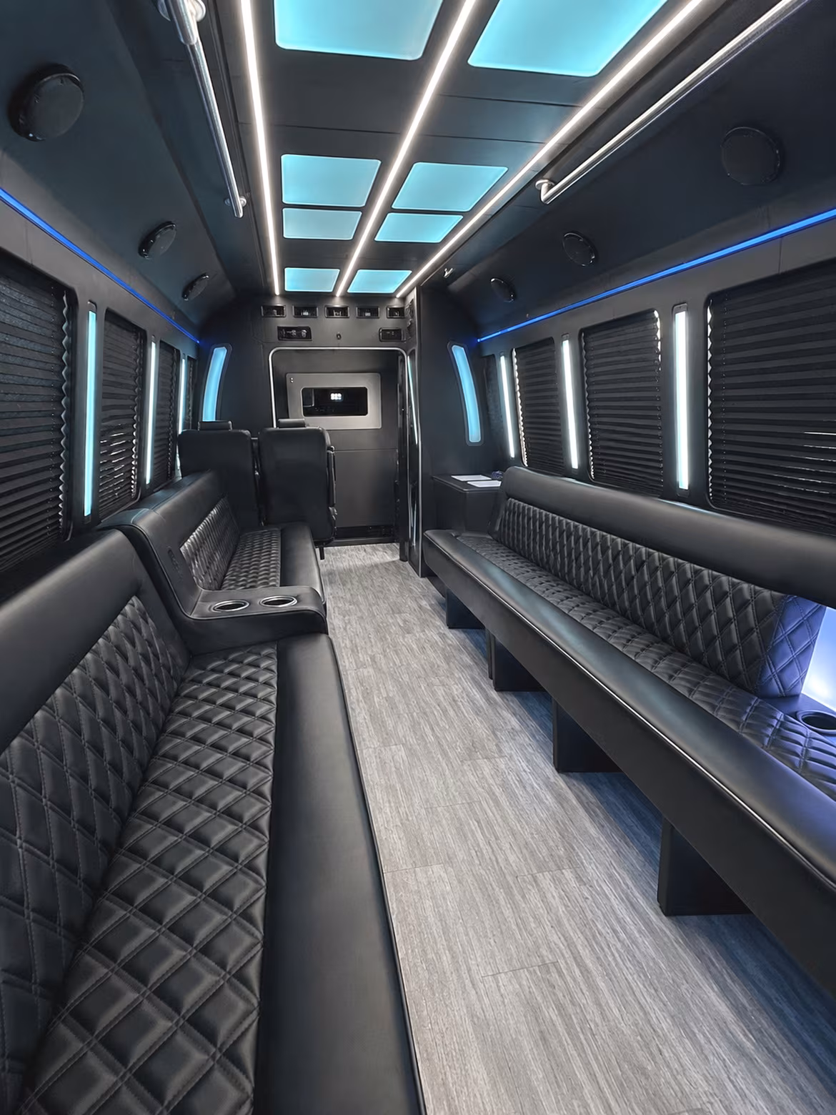 25 Passenger Party Bus Inside
