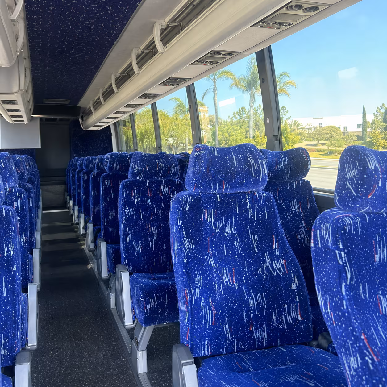 40-56 Passenger Charter Bus Interior