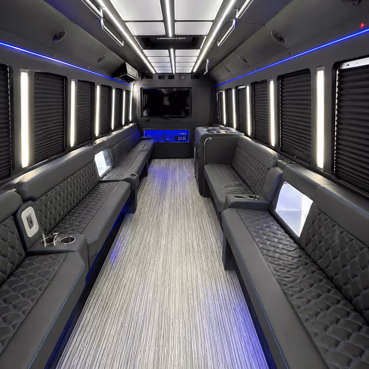 Nashville Birthday, Sweet 16, & Quinceañera Transportation onboard seating