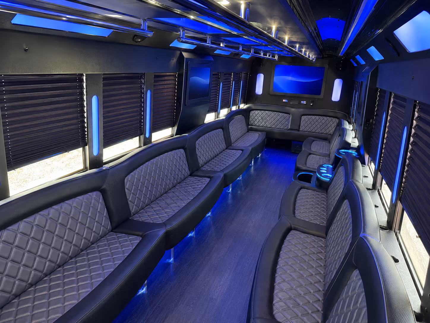 Nashville Concert & Music Festival Transportation party bus exterior