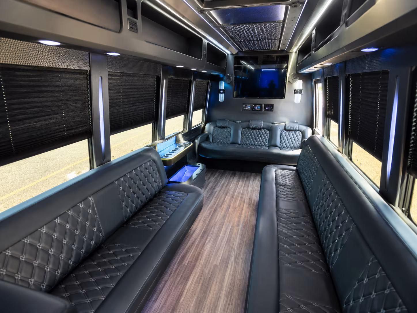 Nashville Private Event Transportation party bus exterior