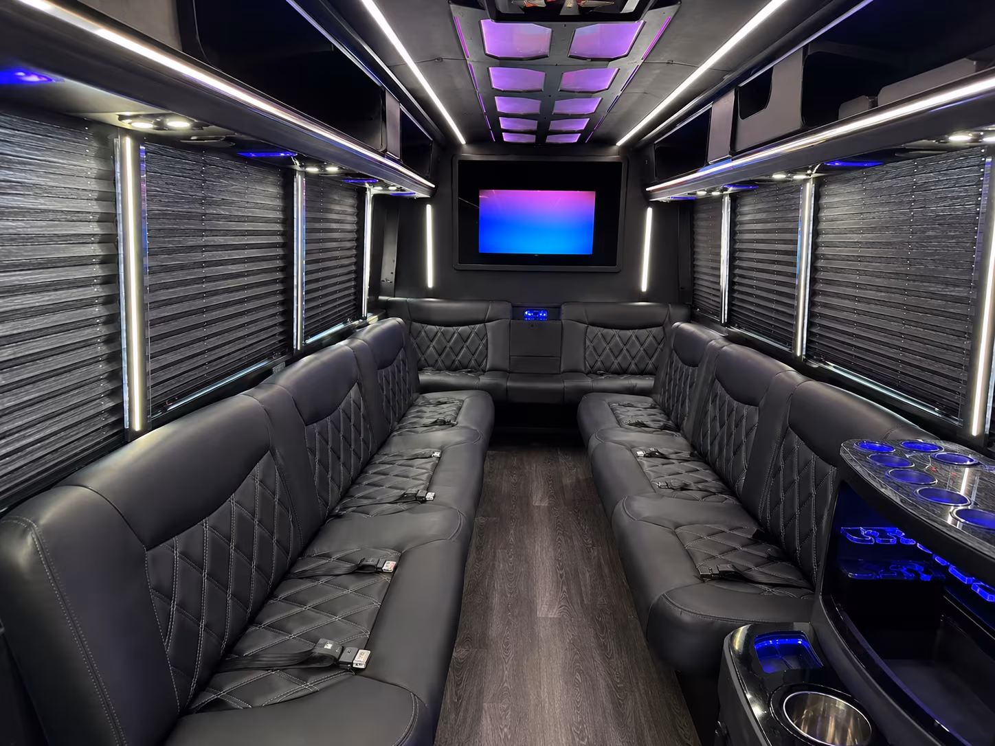 Nashville Private Event Transportation party bus exterior