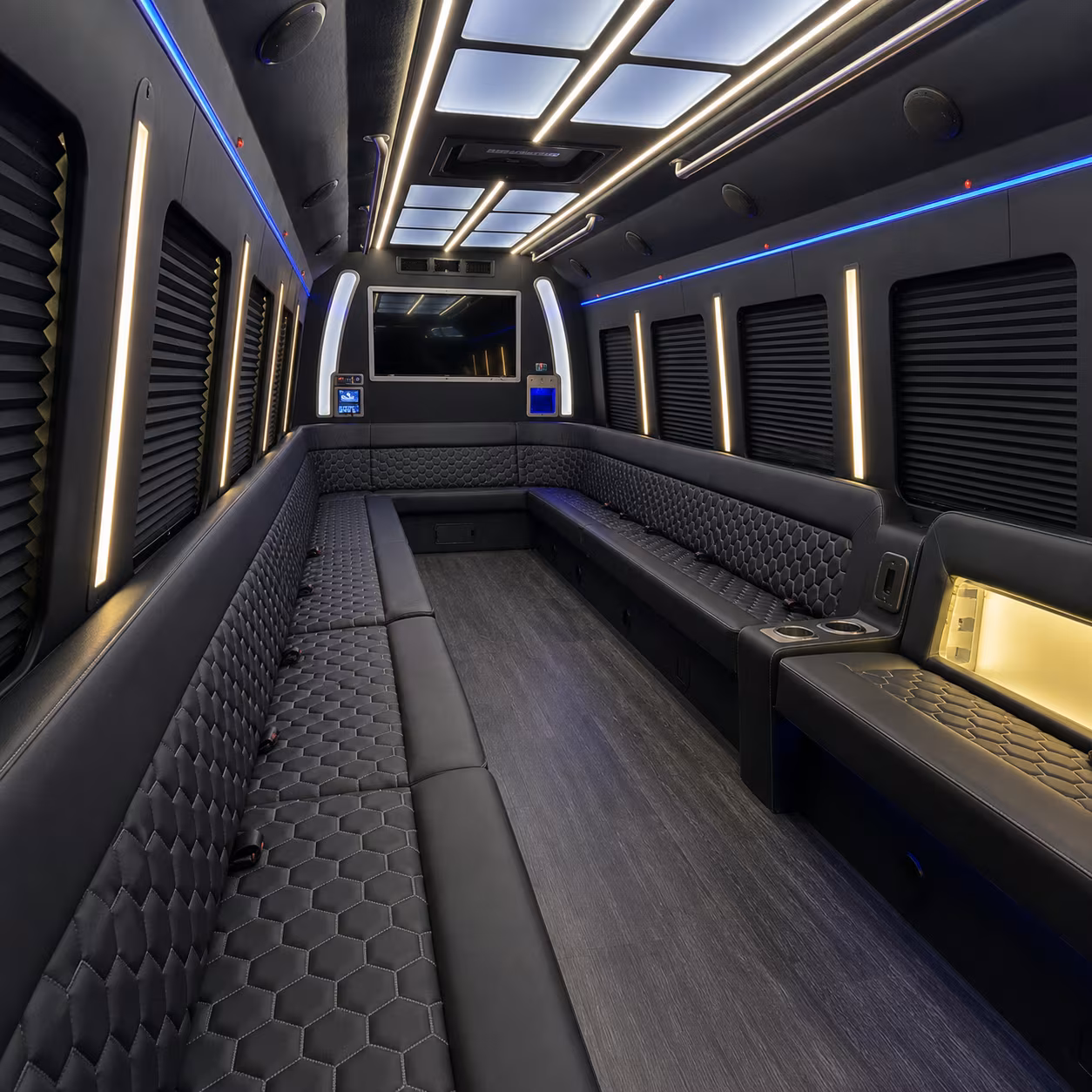 Nashville Private Event Transportation party bus exterior