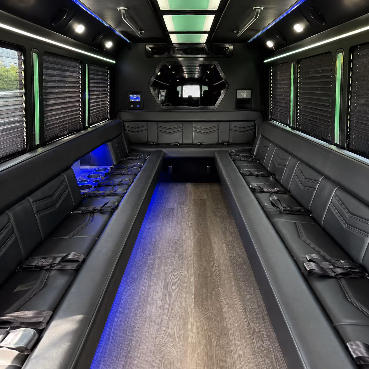 Nashville Prom & Homecoming Transportation onboard seating