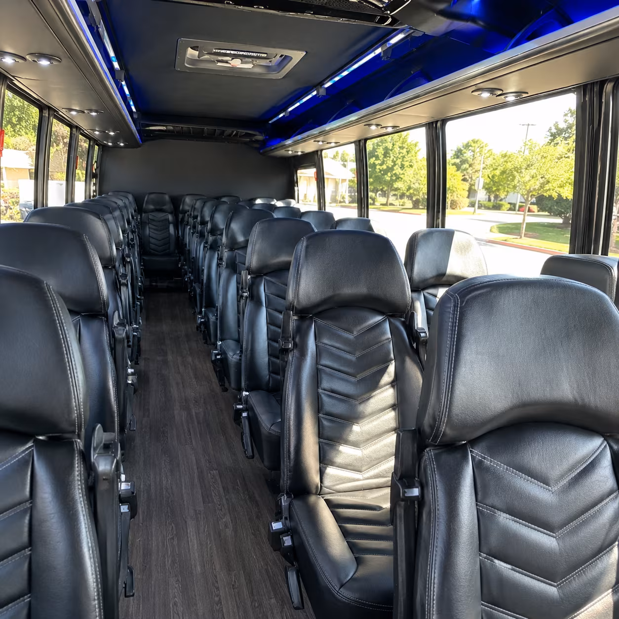 Nashville School Event Transportation party bus exterior