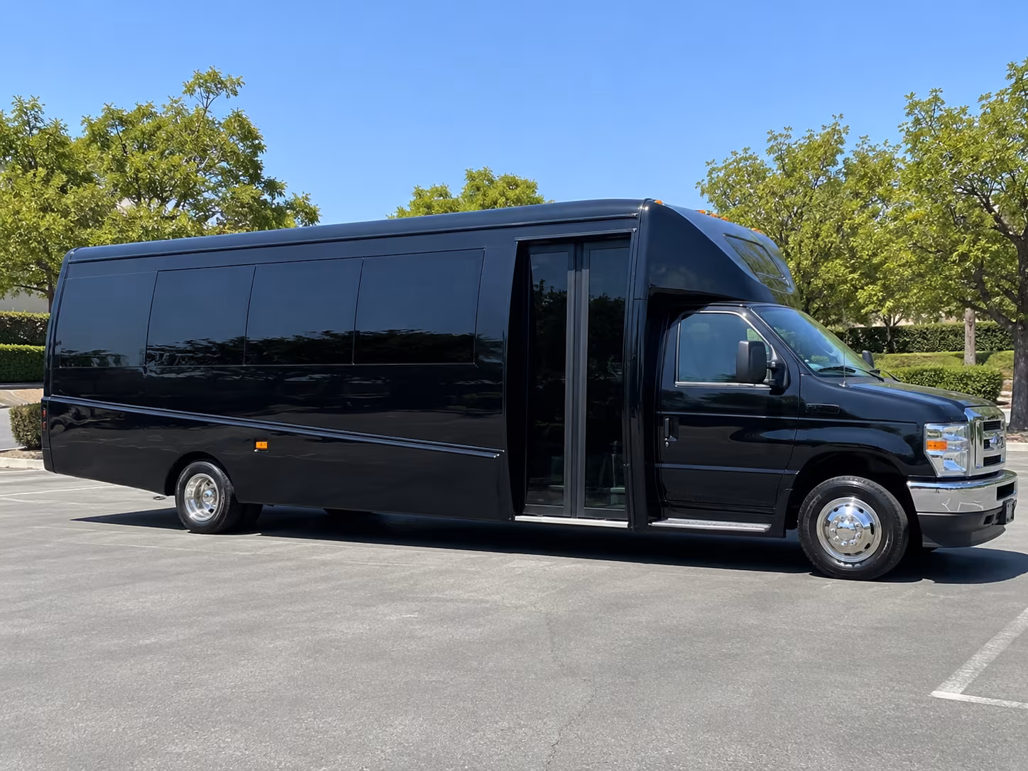Nashville School Event Transportation party bus exterior