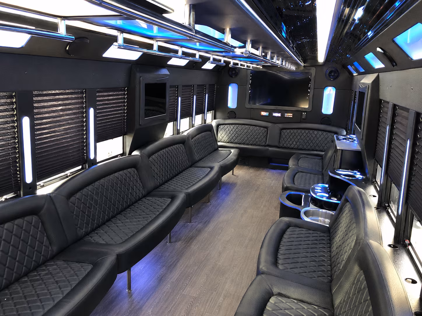 Nashville Sporting Event Transportation party bus exterior