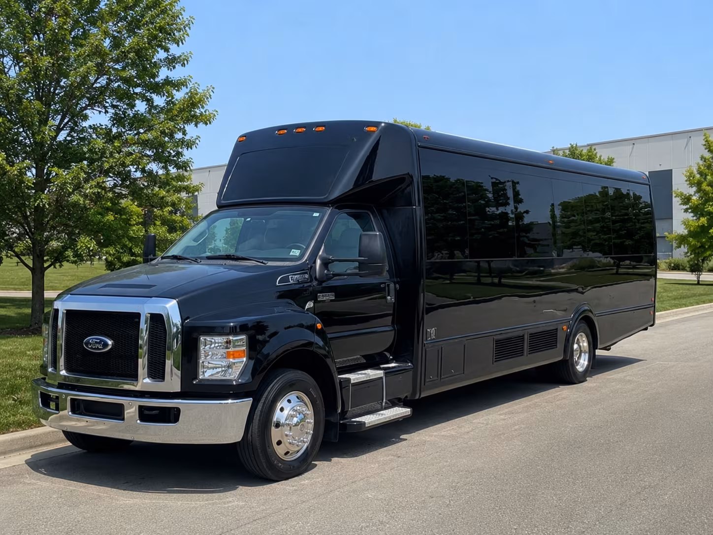 Nashville Wedding Transportation party bus exterior