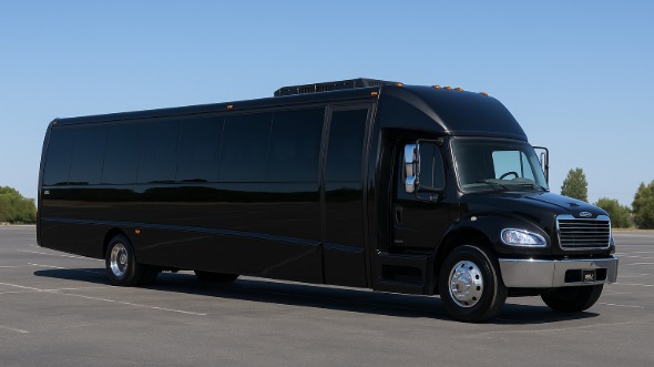 Exterior of Charter Bus Company Bowling Green's 28 Passenger Party Bus in Bowling Green