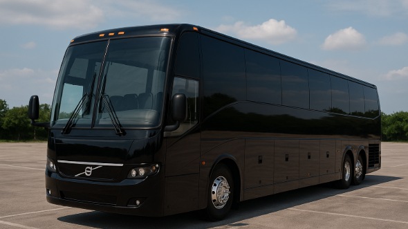 Exterior of Charter Bus Company Nashville's 45 Passenger Charter Bus in Nashville