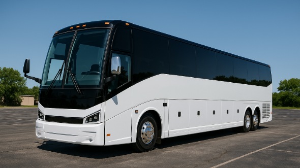 Exterior of Charter Bus Company Nashville's 47 Passenger Charter Bus in Nashville