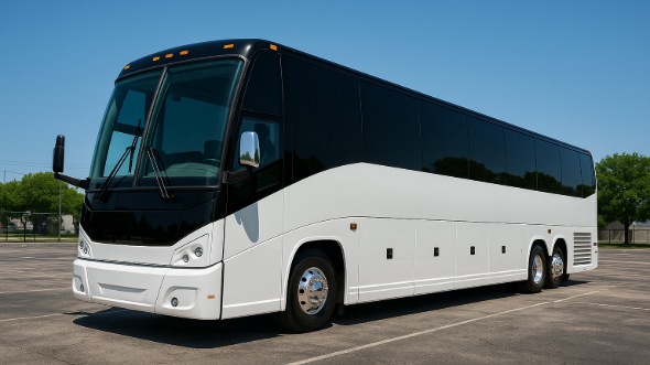 Exterior of Charter Bus Company Nashville's 51 Passenger Charter Bus in Nashville