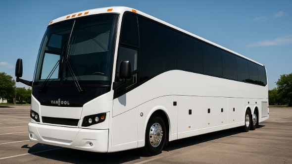 Exterior of Charter Bus Company Nashville's 54 Passenger Charter Bus in Nashville