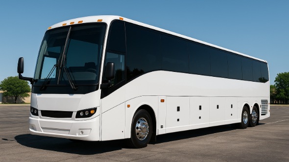 Exterior of Charter Bus Company Nashville's 55 Passenger Charter Bus in Nashville